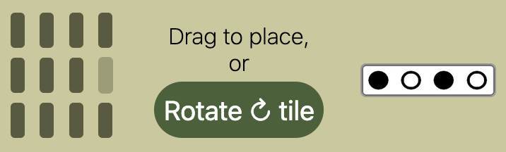 Step 1: Pick and place a tile